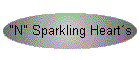 "N" Sparkling Hearts